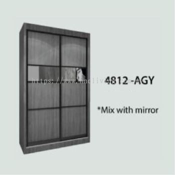 Wardrobe 4x8 - Ash Grey (4812)