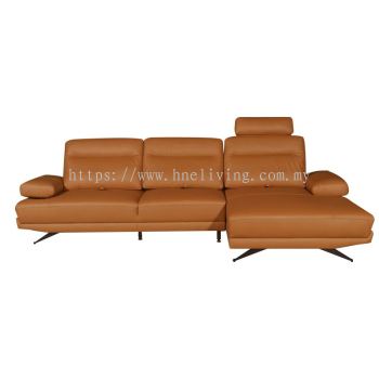 Nowex L Shape Sofa (Half Leather)