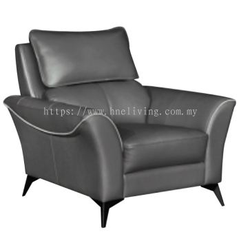 Kennedy Sofa 1 Seater (Half Leather)