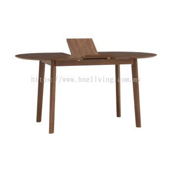 Werner Extension Dining Table - Walnut (120cm + 30cm L)