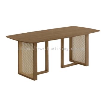 Noka Dining Table - Walnut (150cm L / 180cm L)