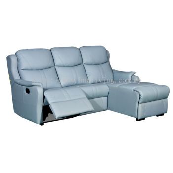 Gill Sofa L Shape (Half Leather)