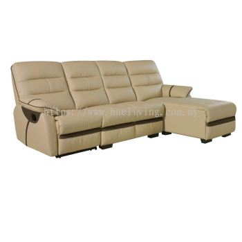 Bloom Sofa 4 Seater L Shape (Half Leather)