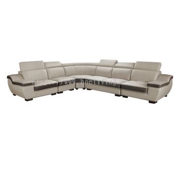 Laye Sofa Corner L Shape (Half Leather)