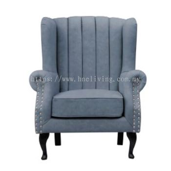 Liner Lounge Chair - Sky Blue