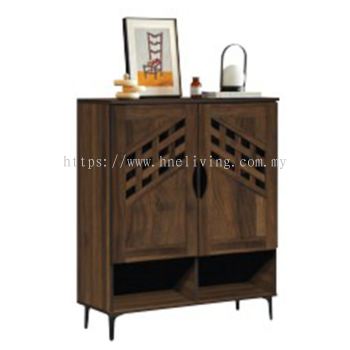 Slant Shoe Cabinet (2 Door) A - Walnut