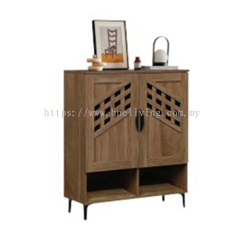 Slant Shoe Cabinet (2 Door) A - Oak