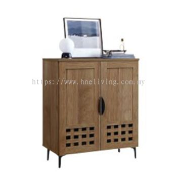 Square Shoe Cabinet (2 Door) B - Oak