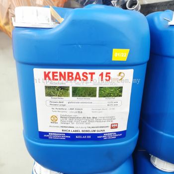 Kenbast 15 20 Liter (Glufosinate Ammonium 13.5%) By Kenso - AGROLAND DISTRIBUTORS SDN BHD