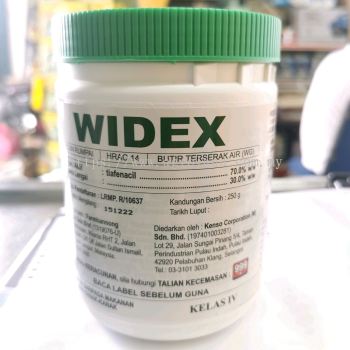 WIDEX 250G BY KENSO TIAFENACIL 70% - AGROLAND DISTRIBUTORS SDN BHD