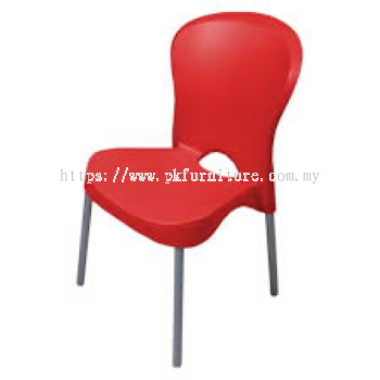 CONTRAST-S2 - PLASTIC CAFE CHAIR