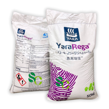 YaraRega 13-4-25+9S+Zn+B 50kg - Fully SOP Based Fertilizer