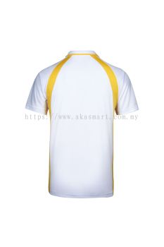 Contrast Bi-Cross Polo T-Shirt