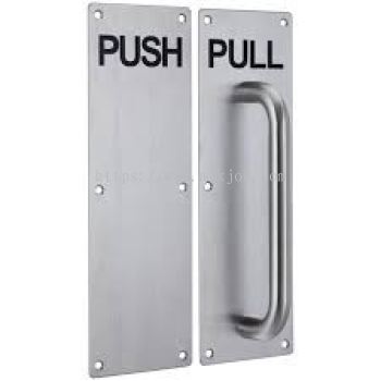 PULL HANDLE WITH PLATE