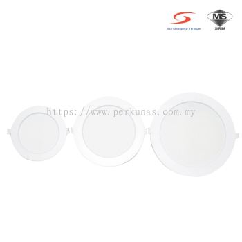 Perkunas Round Recessed Panel Light / Downlight