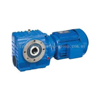 S Series-Helical Worm Geared Motor