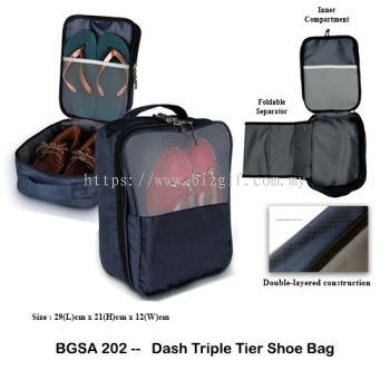 BGSA202 -- Dash Triple Tier Shoe Bag