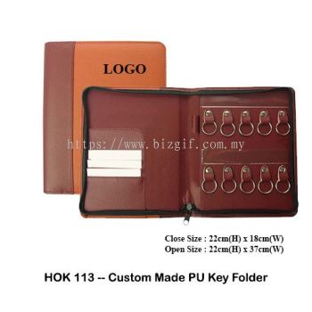 HOK113 -- Custom Made PU Key Folder