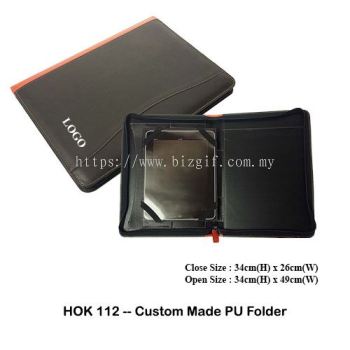 HOK112 -- Custom Made PU Folder