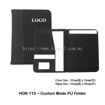 HOK110 --  Custom Made PU Folder