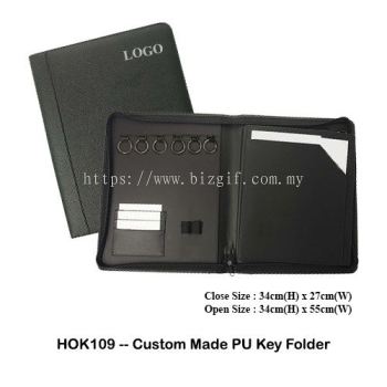 HOK109 --  Custom Made PU Key Folder