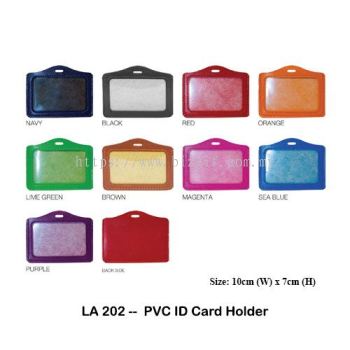 LA202 -- PVC ID Card Holder