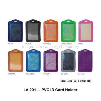 LA201 -- PVC ID Card Holder