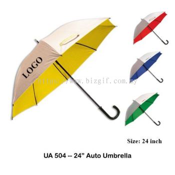 UA504 -- 24 inch Auto Umbrella