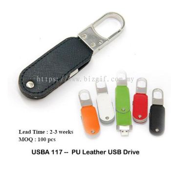 USBA117 -- PU Leather USB Drive