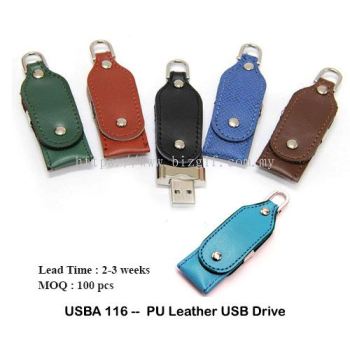 USBA116 -- PU Leather USB Drive