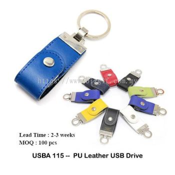 USBA115 -- PU Leather USB Drive