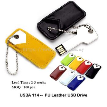 USBA114 -- PU Leather USB Drive