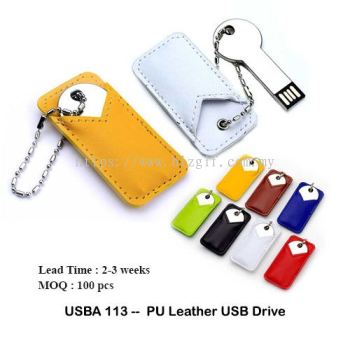 USBA113 -- PU Leather USB Drive