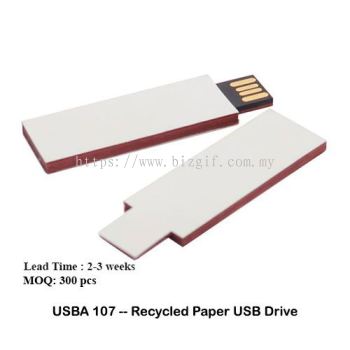 USBA107 -- Recycled Paper USB Drive