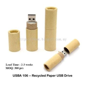 USBA106 -- Recycled Paper USB Drive