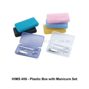 HIMS406 - Plastic Box with Manicure Set