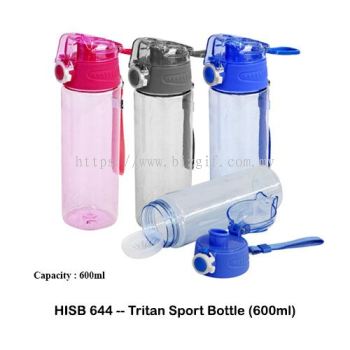 HISB644 -- Tritan Sport Bottle (600ml)