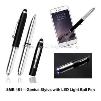 SMB481 -- Genius Stylus with LED Light Ball Pen