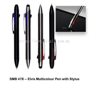 SMB478 -- Elvis Multicolour Pen with Stylus