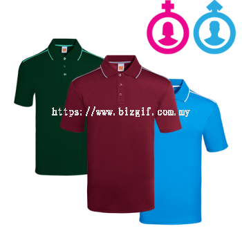 Polo-Collar T-Shirt-Quick Dry-Unisex - QD6400