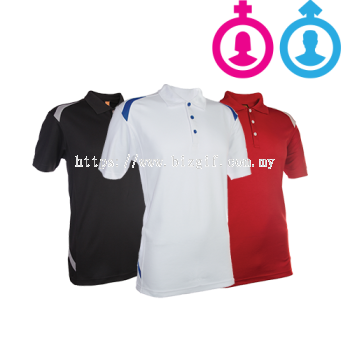 Polo-Collar T-Shirt-Quick Dry-Unisex - QD3400