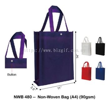 NWB480 --  Non Woven Bag (A4) (90gsm)