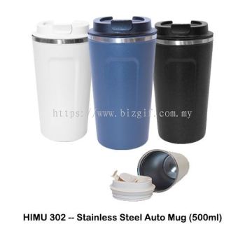 HIMU302 -- Stainless Steel Auto Mug (500ml)