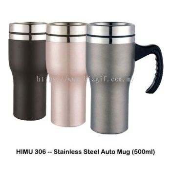 HIMU306 -- Stainless Steel Auto Mug (500ml)