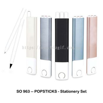 SO963 -- POPSTICKS - Stationery Set