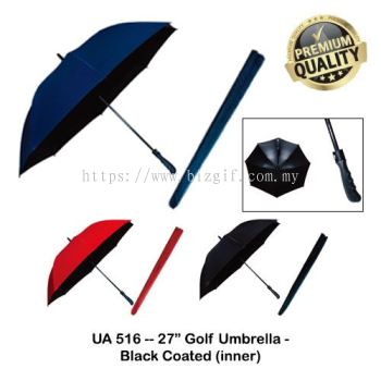 UA516 -- 27 inch Golf Umbrella Black Coated_inner