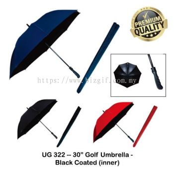 UG322 -- 30 inch Golf Umbrella Black Coated_inner