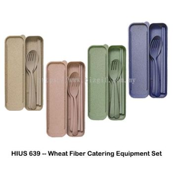 HIUS639 -- Wheat Fiber Catering Equipment Set