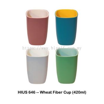 HIUS646 -- Wheat fiber Cup (420ml)