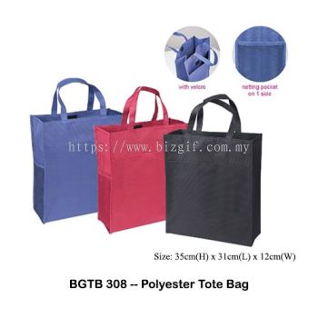 BGTB308 -- Polyester Tote Bag